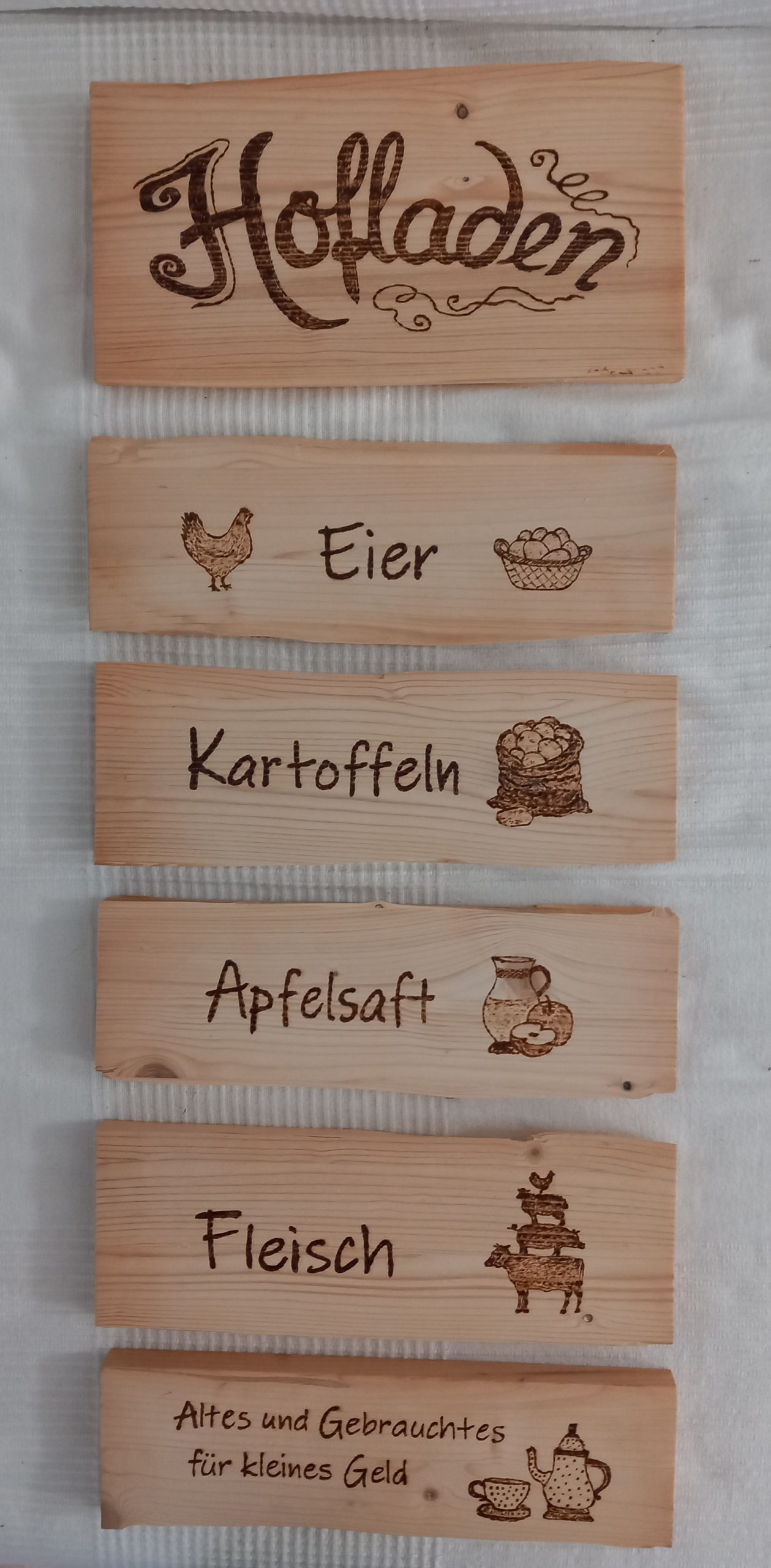 Schilder für Ihren (Hof-)Laden