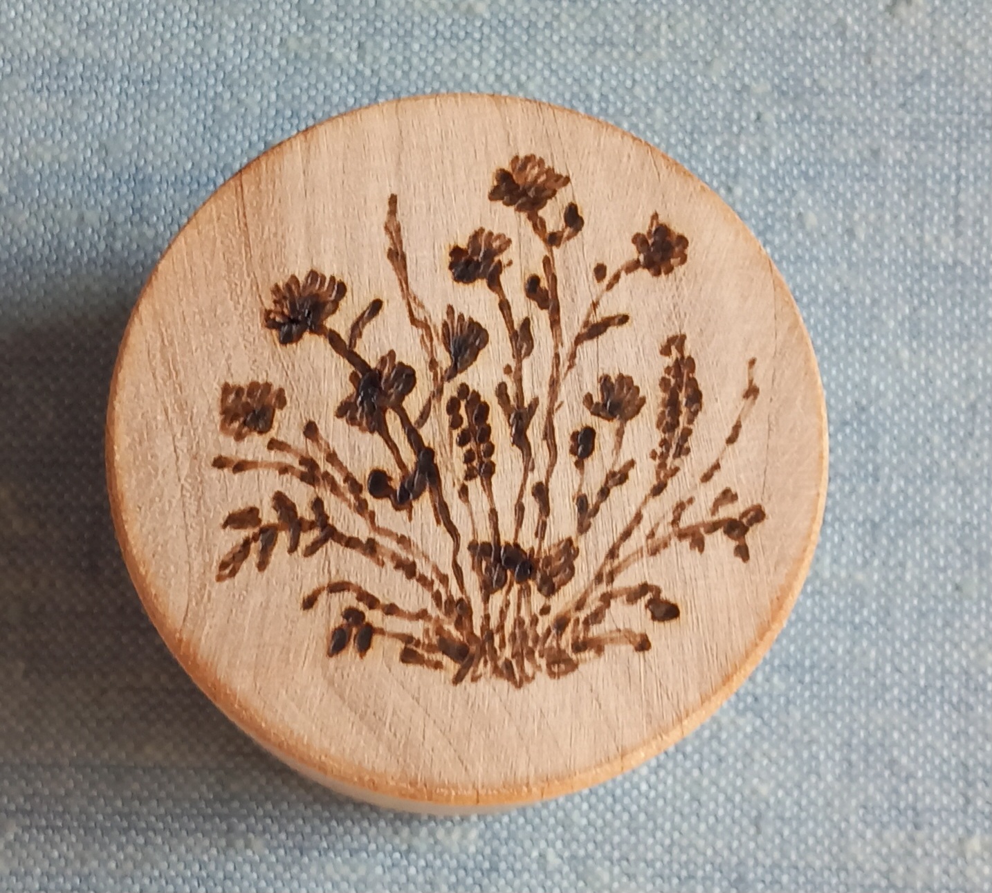 Holzdose "Gräser" – Bild 2