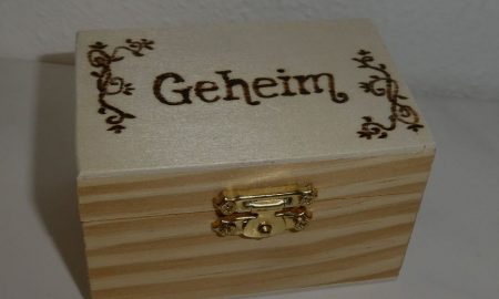 Holzkisterl "geheim"