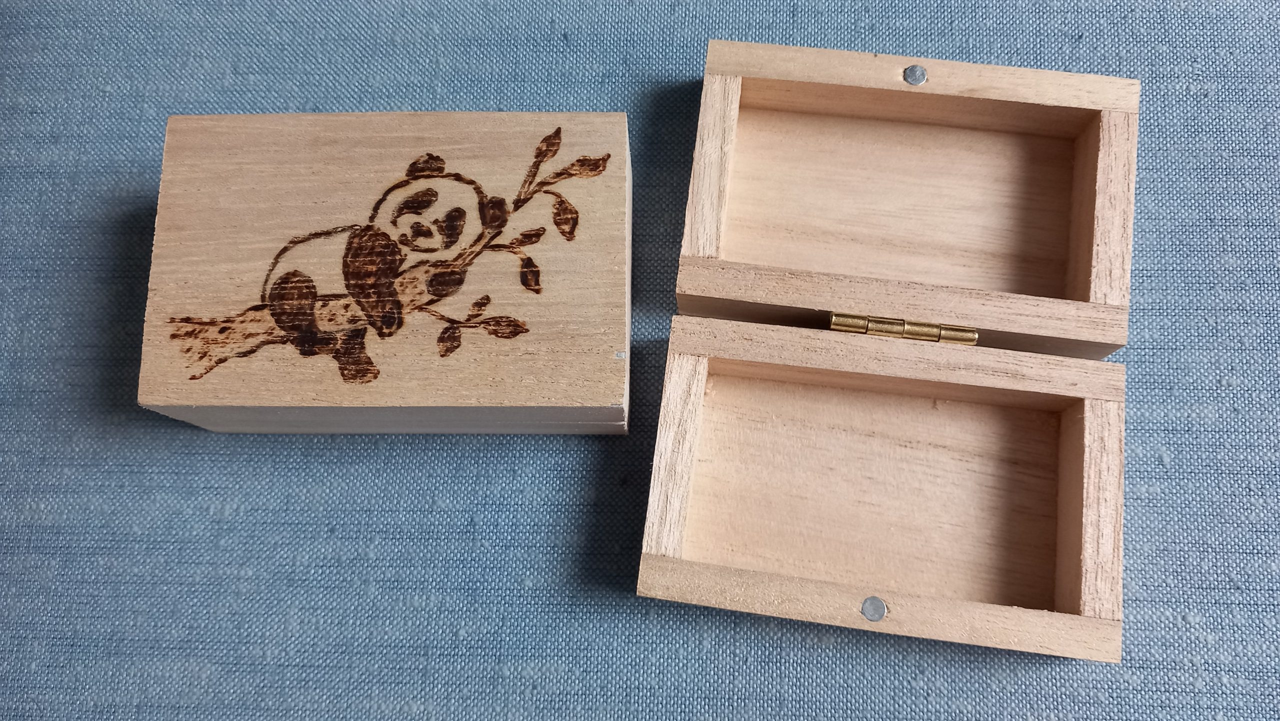 Holzkisterl mini "Panda"