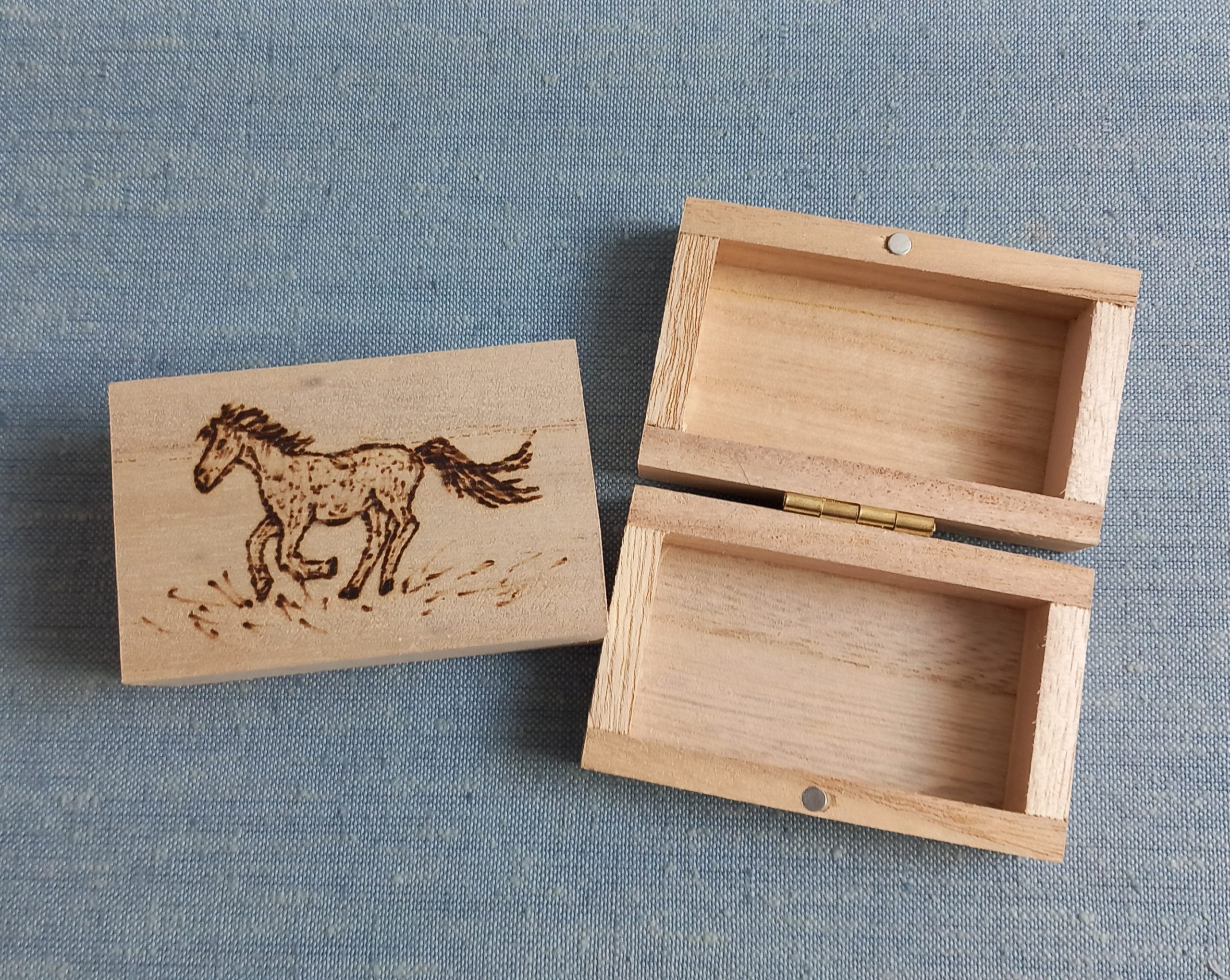 Holzkisterl mini "Pferd"